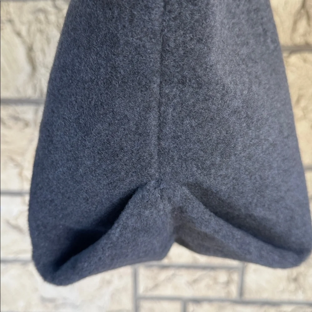 Max Mara MaxMara Designer Charcoal Felt Large Bag Tote Travel New Patella MM NWT